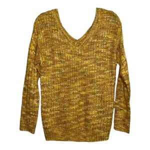 Maurice’s Double V-neck Loose Knit Sweater, Lg